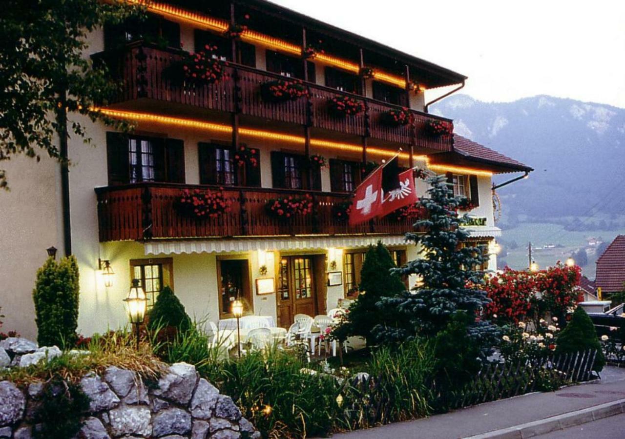Hotel Restaurant Le Gruyerien Morlon Exteriér fotografie